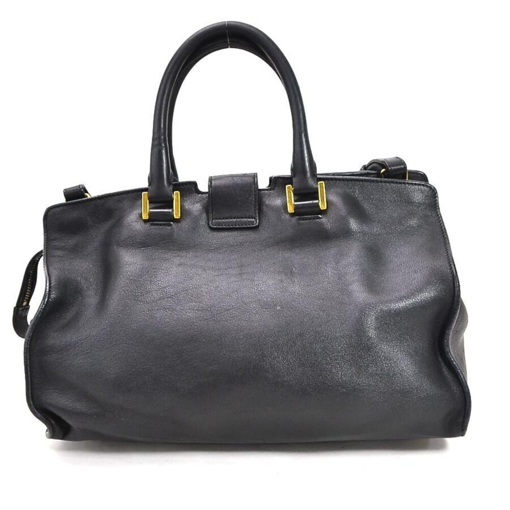 Saint Laurent black leather Baby handbag Cabas
